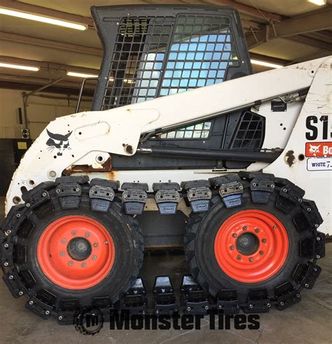 over tyre tracks skid steer|bobcat rubber tracks over tires.